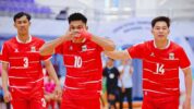 Skuad Timnas Futsal Indonesia Saat Merayakan Gol Muhammad Sanjaya ke Gawang Brunei Darussalam di Piala AFF Futsal 2026