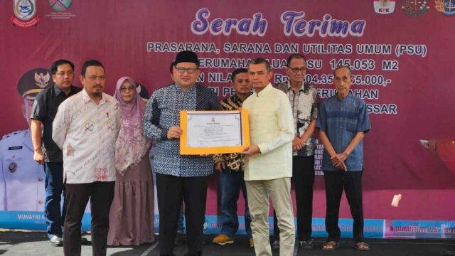 GMTD Serahkan PSU Rp455 Miliar ke Pemkot Makassar, Perumahan Kini Resmi Dikelola Pemerintah